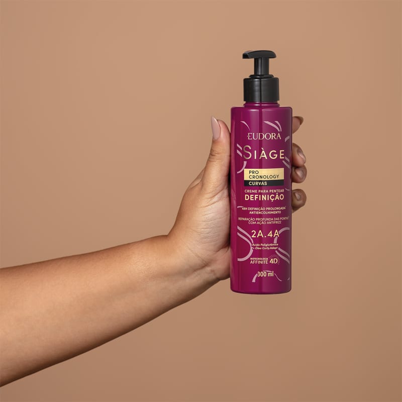 Creme para Pentear Definição Siàge Pro Cronology Curvas 300ml Eudora