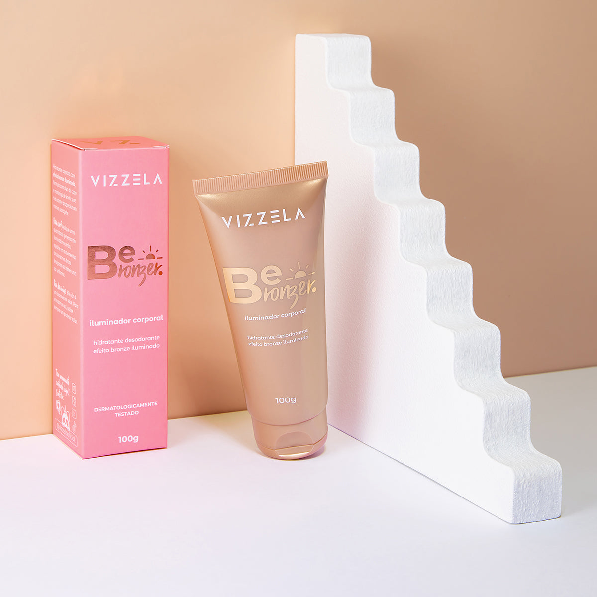 Iluminador Corporal Be Bronzer 100g – Vizzela