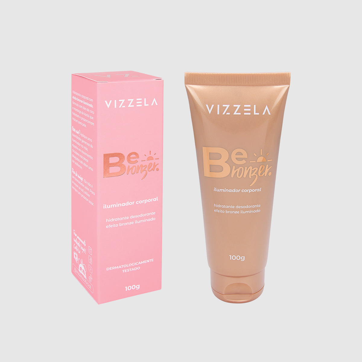 Iluminador Corporal Be Bronzer 100g – Vizzela