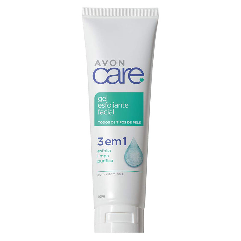 Gel Esfoliante Facial 3 em 1 Care - Avon