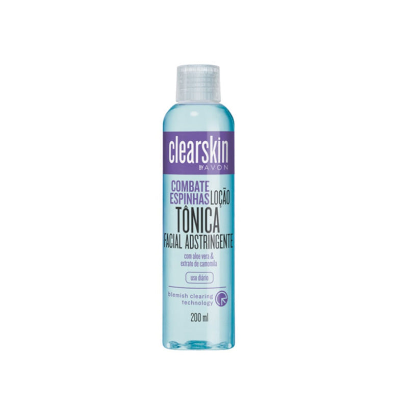 Loção Tônica Facial Adstringente Clearskin Avon 200ml