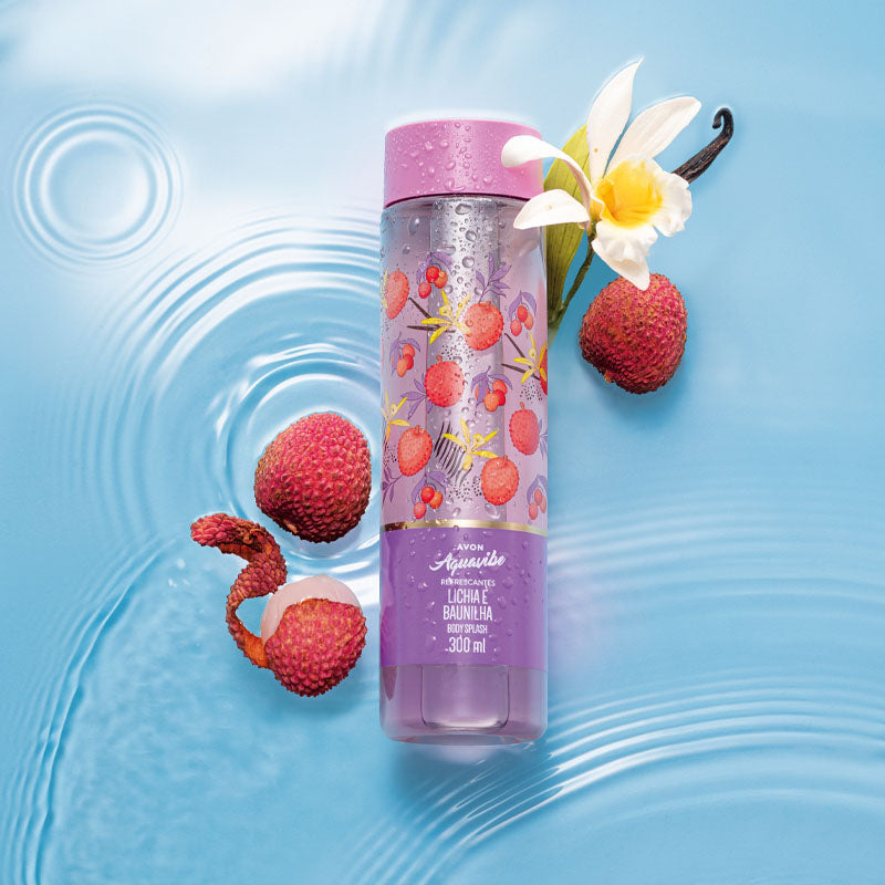 Aquavibe Lichia e Baunilha Body Splash 300ml Avon