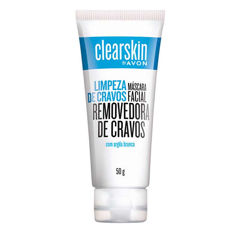 Máscara Facial Removedora De Cravos Limpeza De Cravos Clearskin Avon 50g