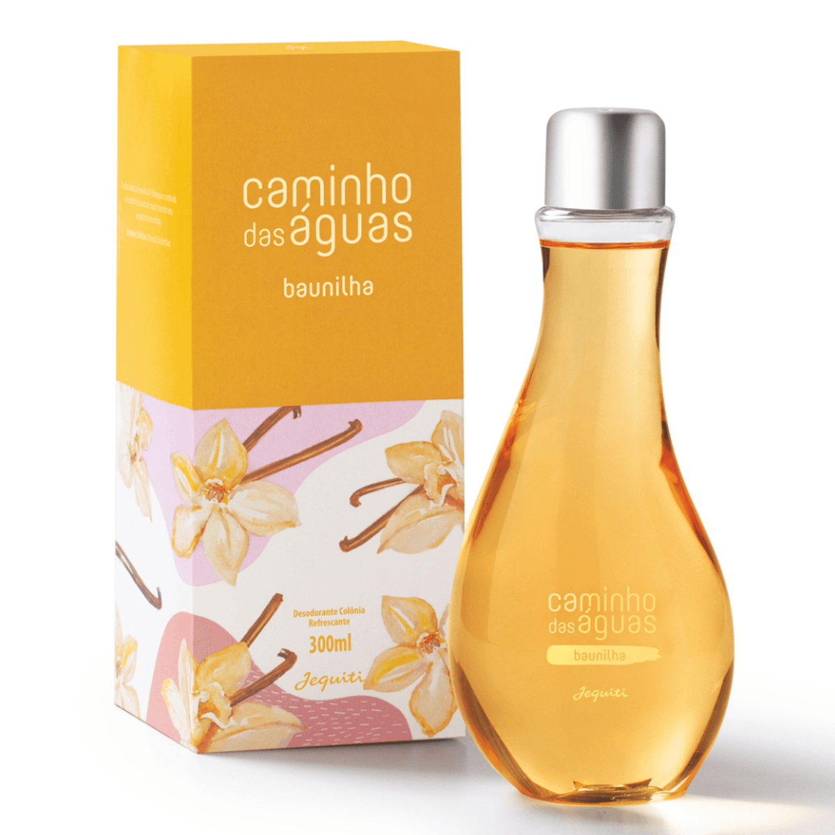 Desodorante Colônia Refrescante Caminho das Águas Baunilha 300ml - Jequiti