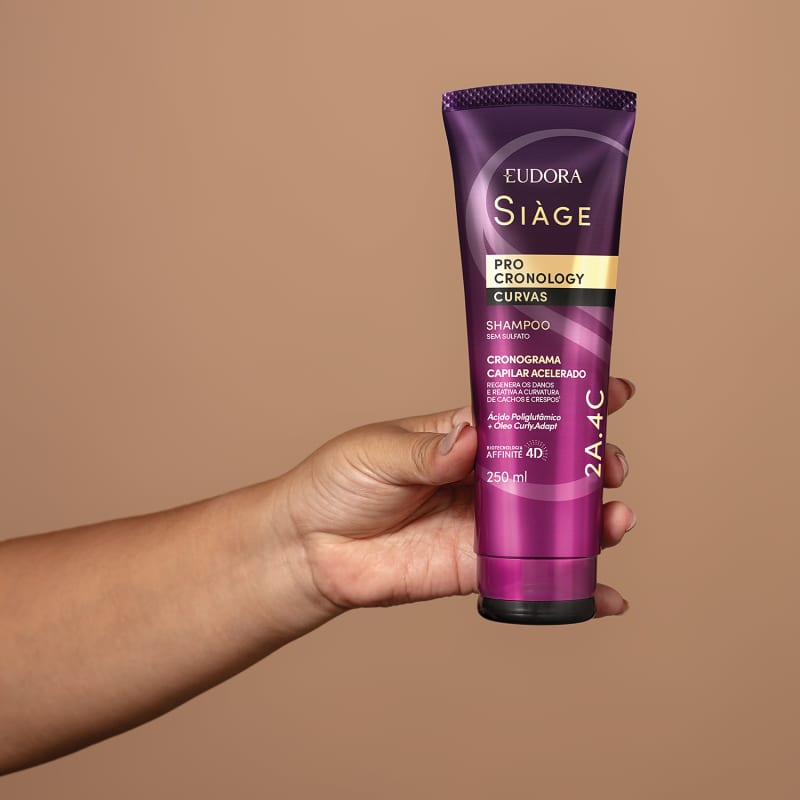 Shampoo Siàge Pro Cronology Curvas 250ml Eudora