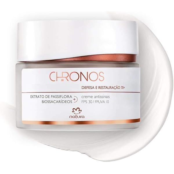 Chronos Creme Antissinais Restauração e Cuidado 70+ Dia 40g - Natura