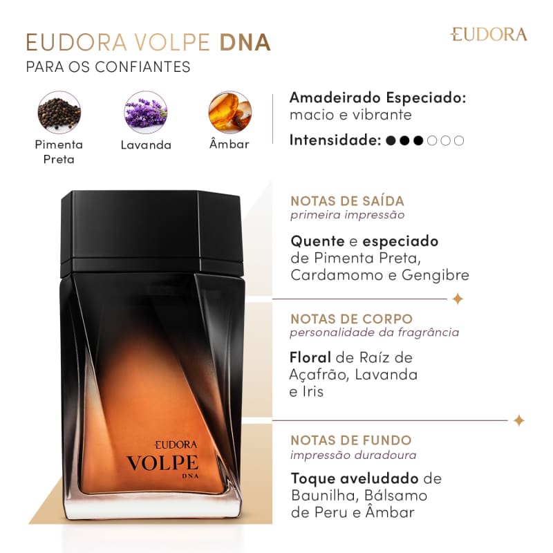 Volpe DNA Desodorante Colônia 100ml - Eudora