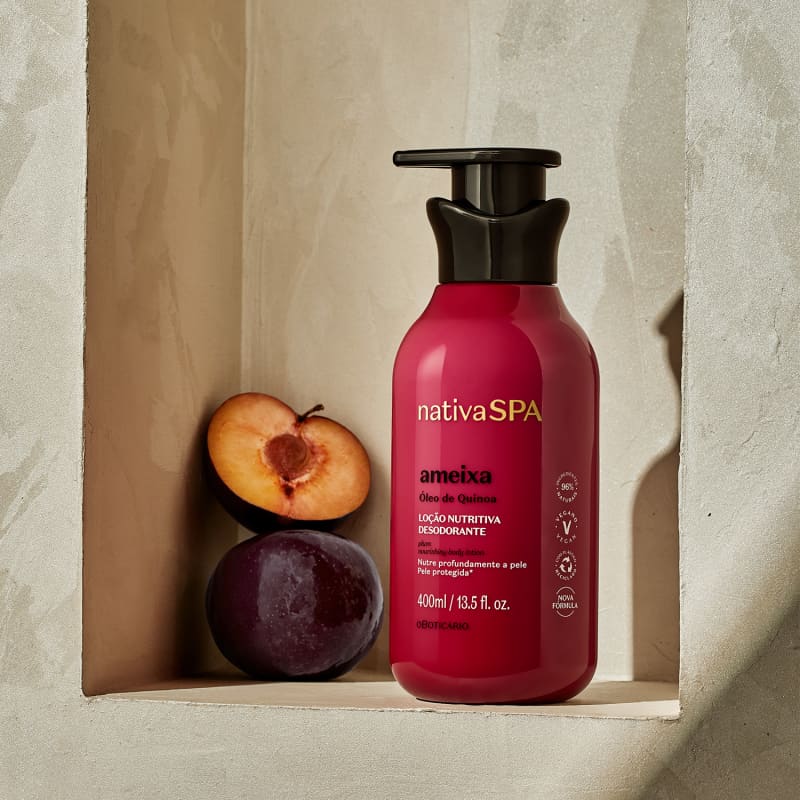 Loção Hidratante Corporal Nativa Spa Ameixa 400ml - o Boticário