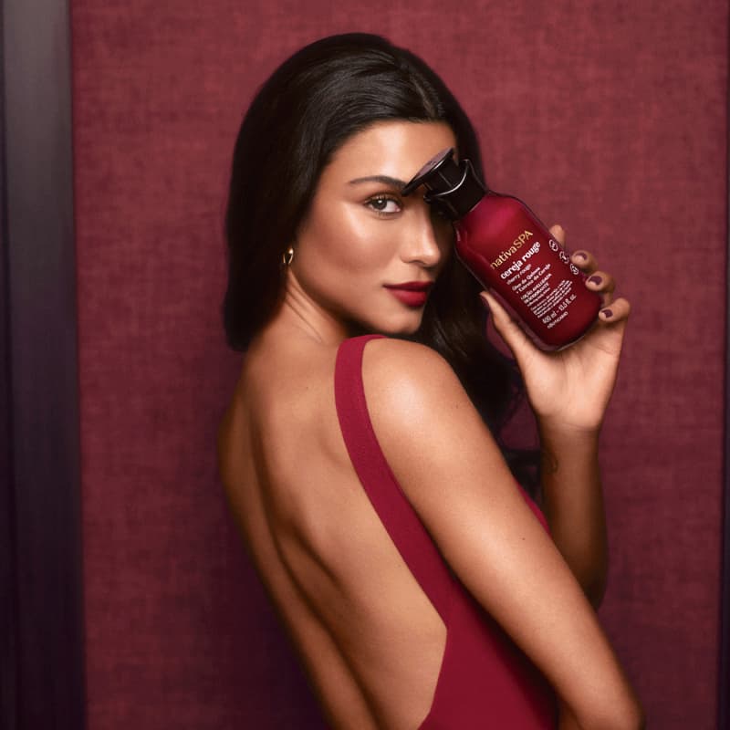 Loção Hidratante Corporal Aveludada Nativa Spa Cereja Rouge 400ml - o Boticário