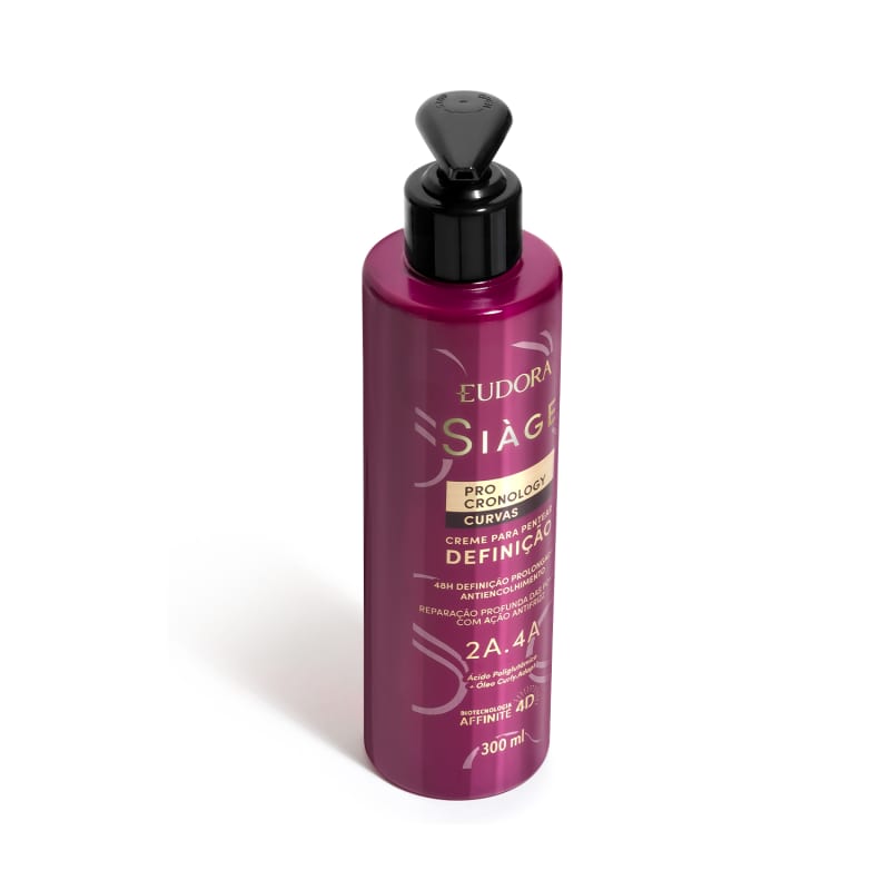 Creme para Pentear Definição Siàge Pro Cronology Curvas 300ml Eudora