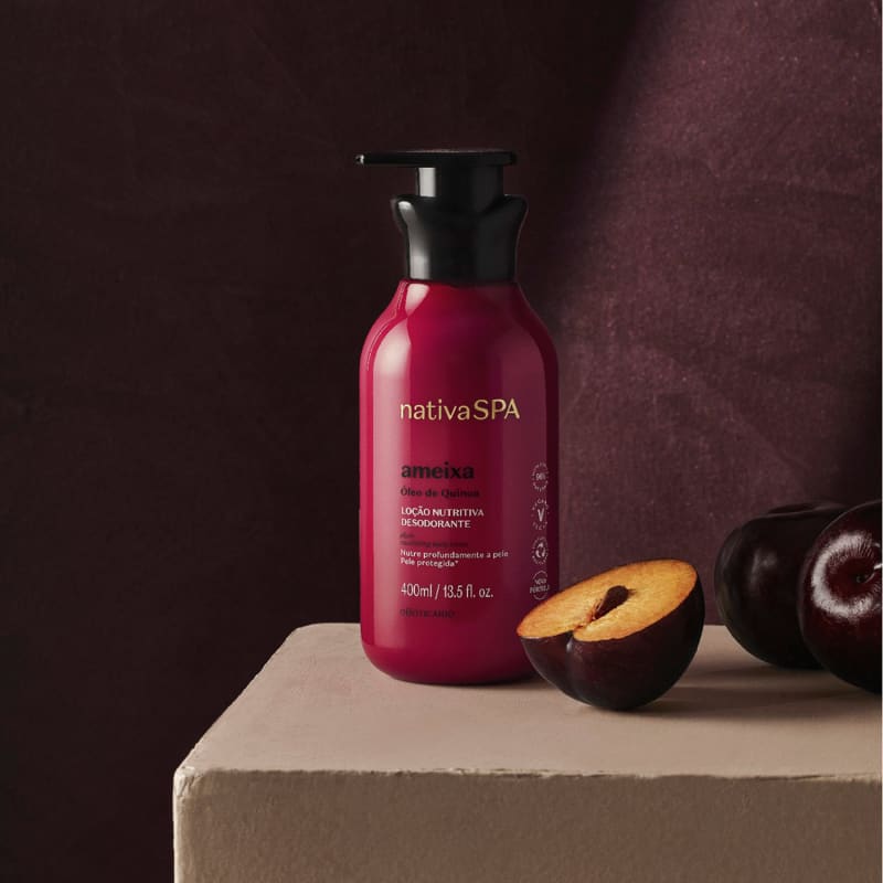 Loção Hidratante Corporal Nativa Spa Ameixa 400ml - o Boticário