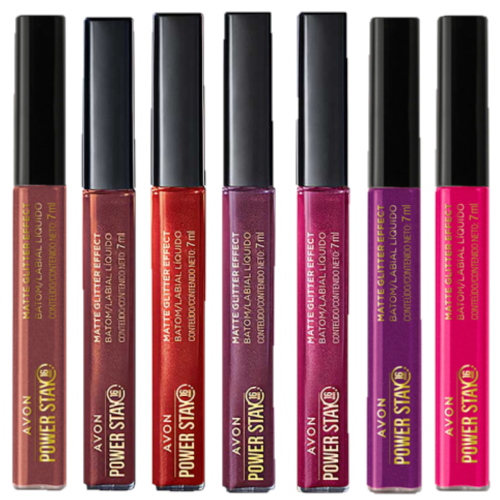 Power Stay Batom Líquido Matte Glitter Effect 16h Avon