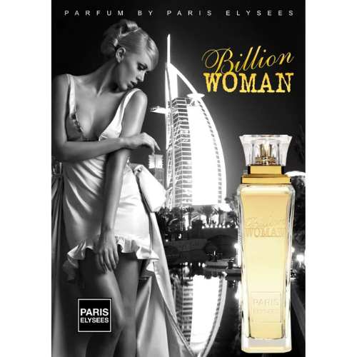 Billion Woman Eau de Toilette Feminino 100ml - Paris Elysees