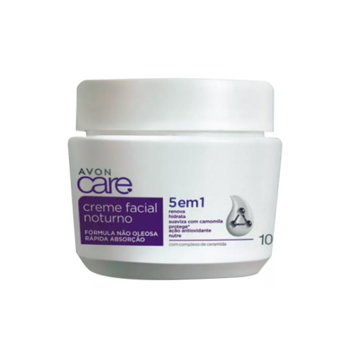 Creme Facial Noturno 5 m 1 Avon Care 100g