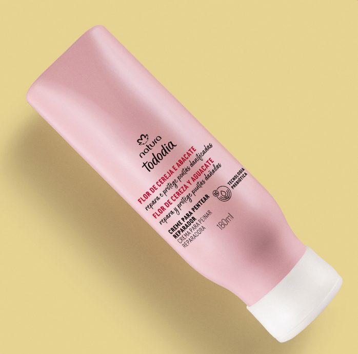 Creme de Pentear Reparador Flor de Cereja e Abacate Todo dia 180ml – Natura