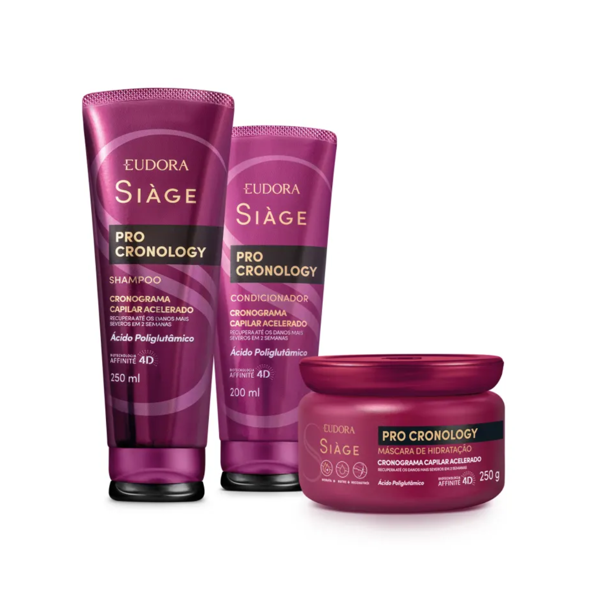 Combo Siàge Pro Cronology Shamp + Cond + Máscara Capilar