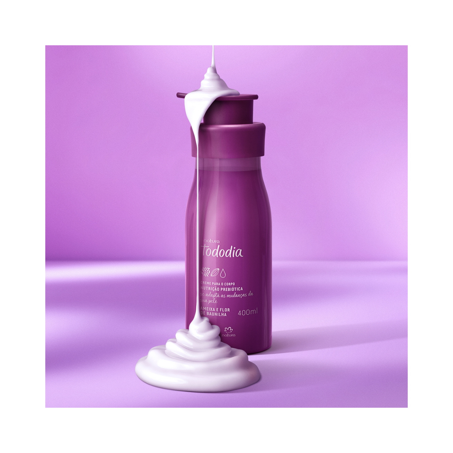 Kit Creme Nutritivo e Body Splash Tododia Ameixa e Flor de Baunilha - Natura