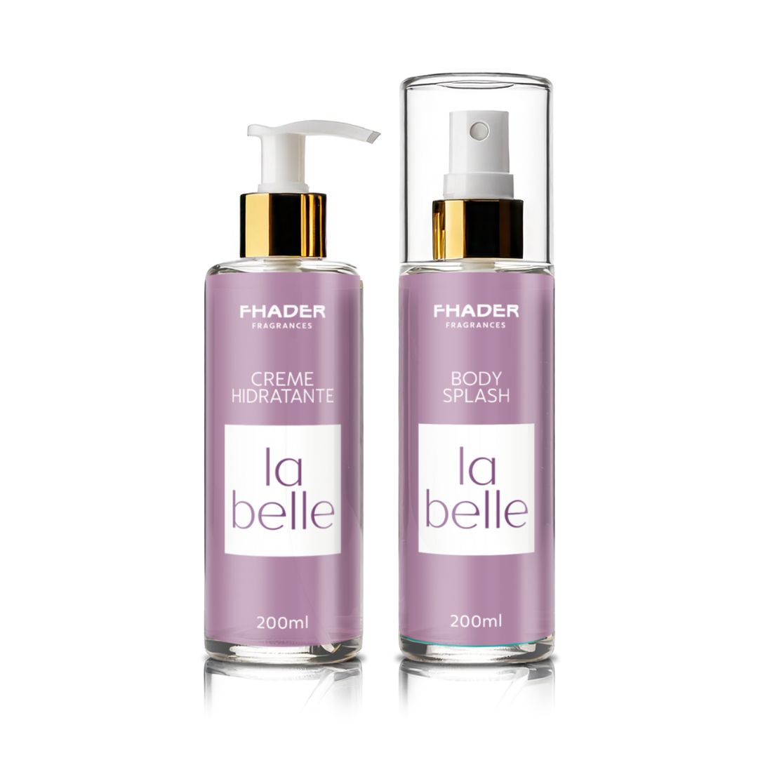 Combo Body Splash Fhader 200ml + Creme Hidratante Fhader 200ml La Belle