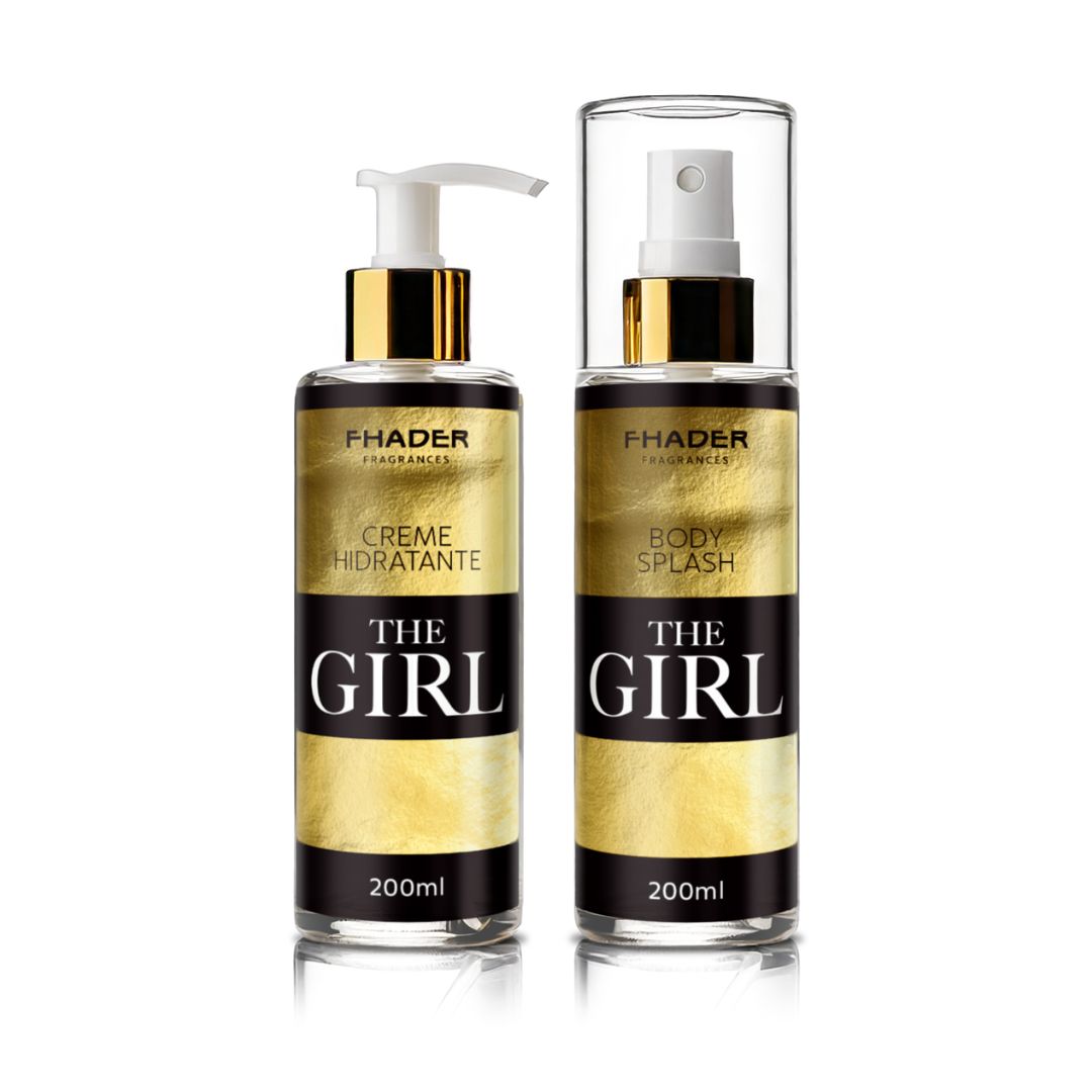 Combo Body Splash Fhader 200ml + Creme Hidratante Fhader 200ml The Girl