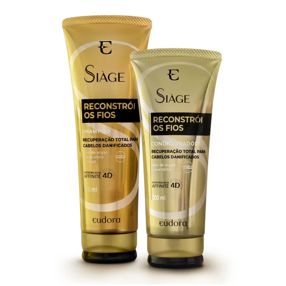 Combo Siàge Reconstrói os Fios Shampoo (250ml)+ Condicionador (200ml) - Eudora