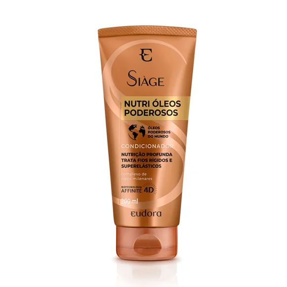 Combo Siàge Nutri Óleos Poderosos Shampoo 250ml + Condicionador 200ml - Eudora