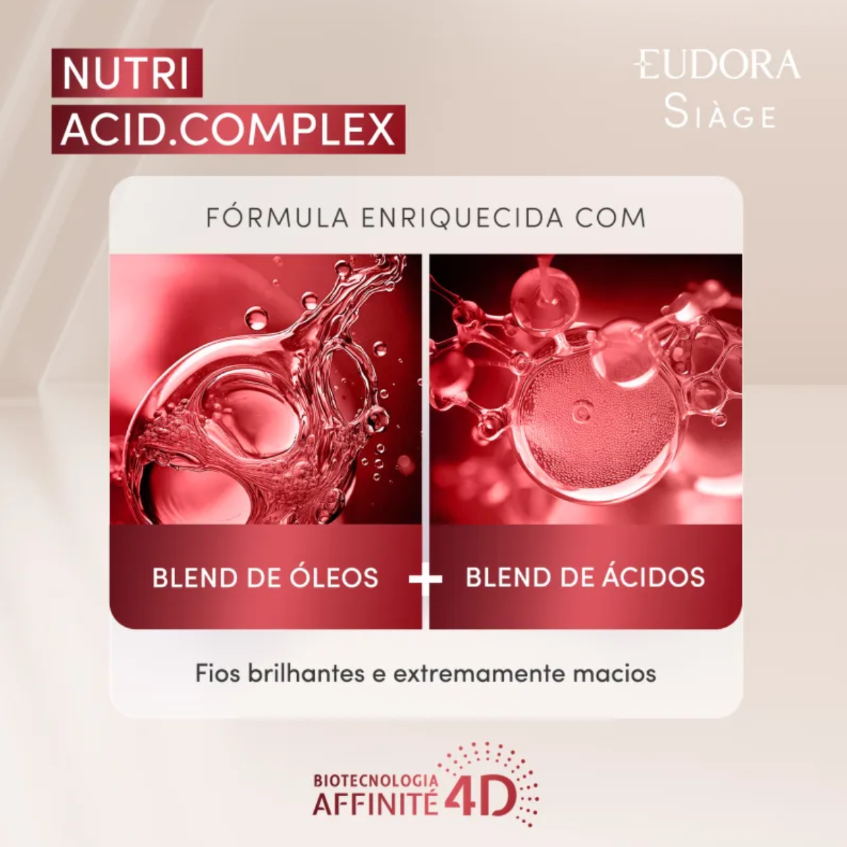 Condicionador Siàge Nutri Acid.Complex 200ml - Eudora