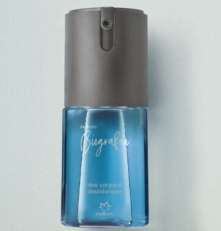 Deo Corporal Biografia Masculino 100ml - Natura