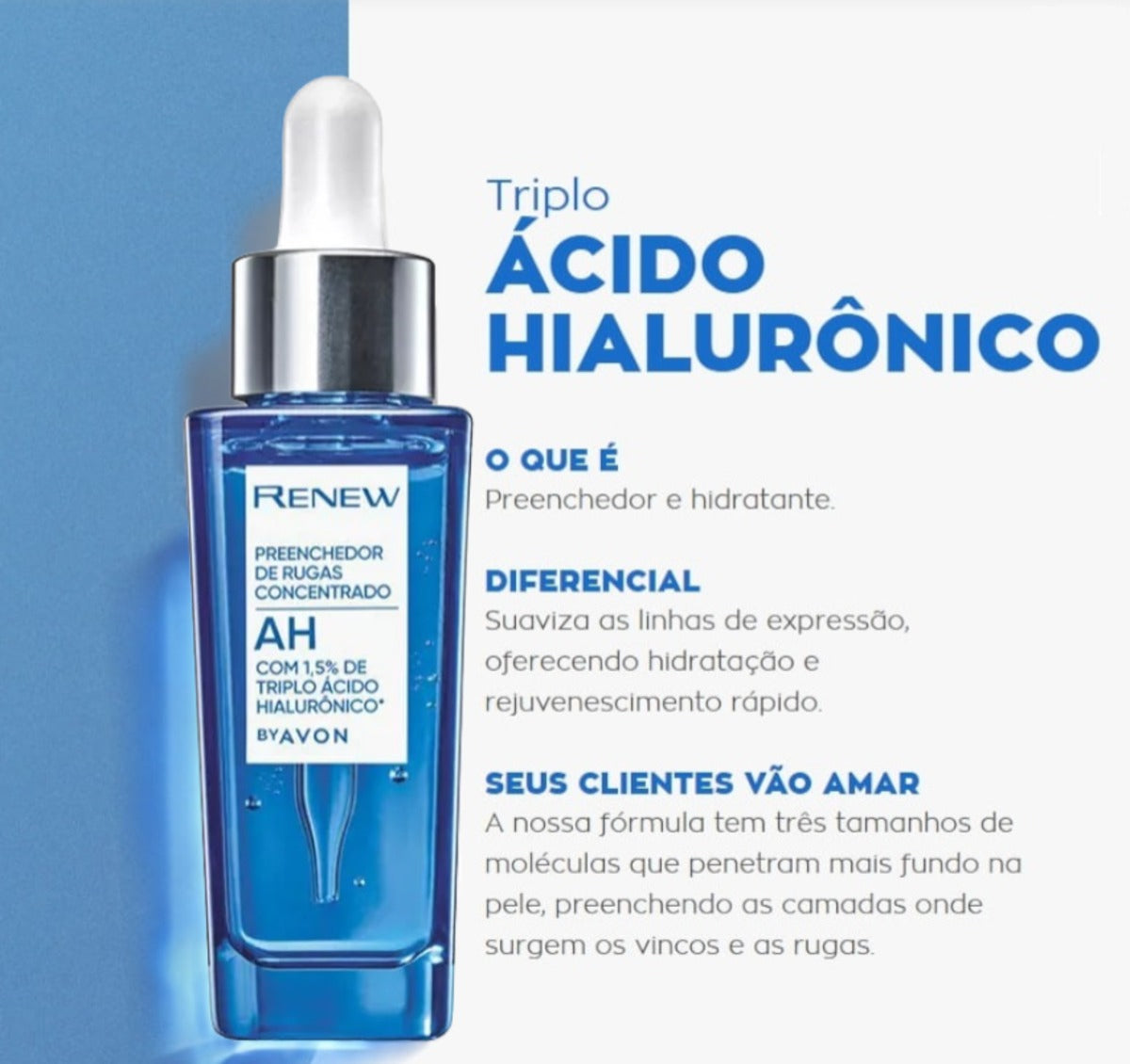 Renew Preenchedor de Rugas Concentrado com Ácido Hialurônico