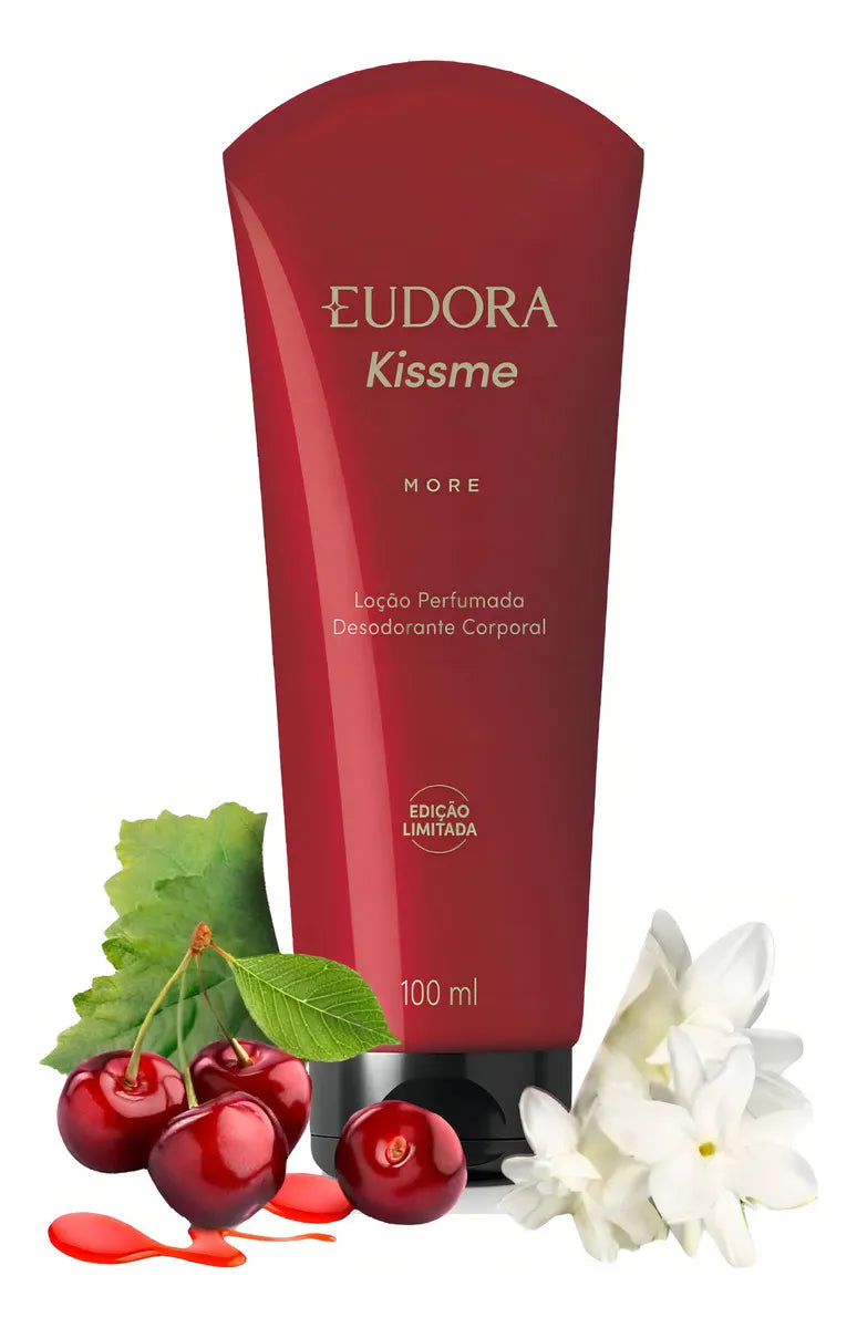 Loção Desodorante Hidratante Corporal Kiss Me More 100ml - Eudora