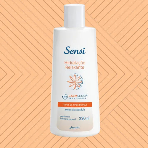 Sensi Hidratante Relaxante Corporal Com Extrato de Calêndula 220ml – Jequiti