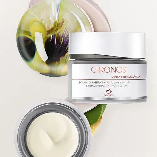 Chronos Creme Antissinais Restauração e Cuidado 70+ Noite 40g - Natura