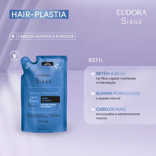 Refil Máscara Capilar Siàge Hair-Plastia 250g