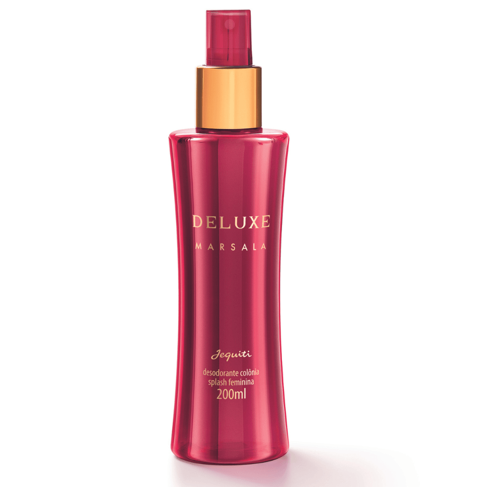 Colônia Splash Feminina Deluxe Marsala 200ml - Jequiti