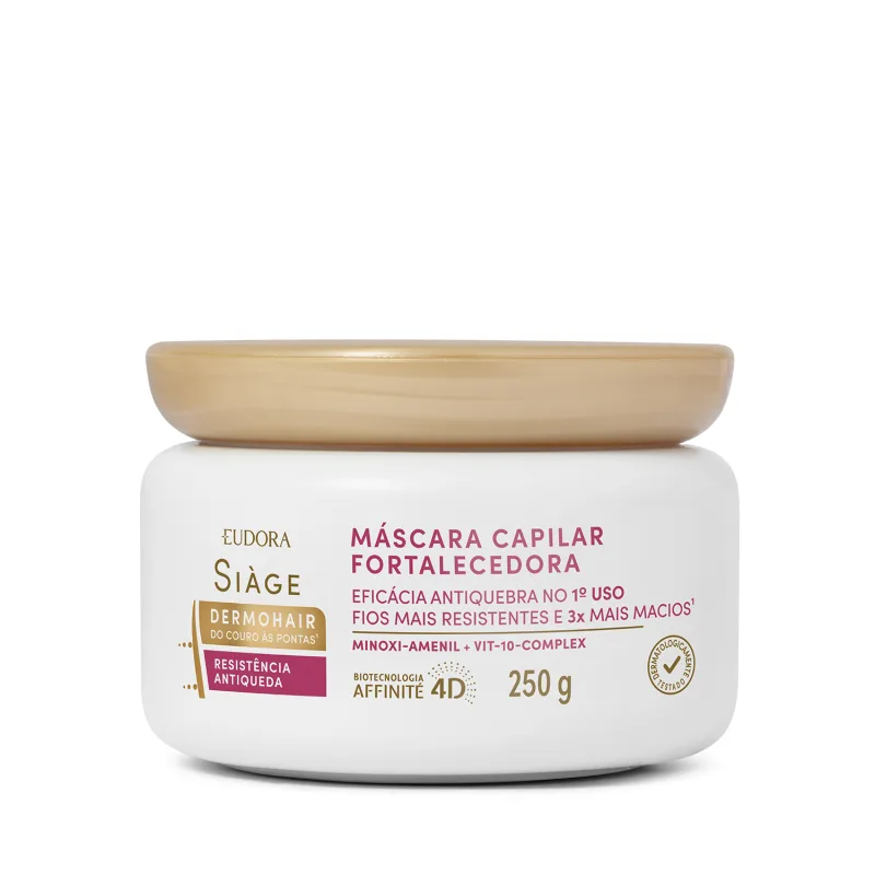 Dermo Hair Máscara Capilar Resistência Antiqueda Siage 250g