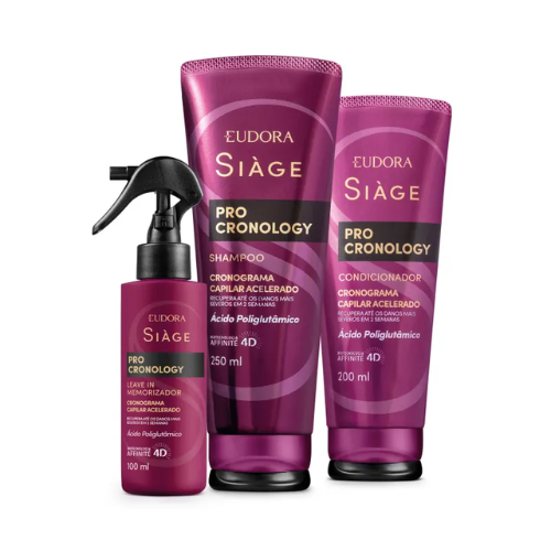 Combo Siàge Pro Cronology Shamp + Cond + Leave-in