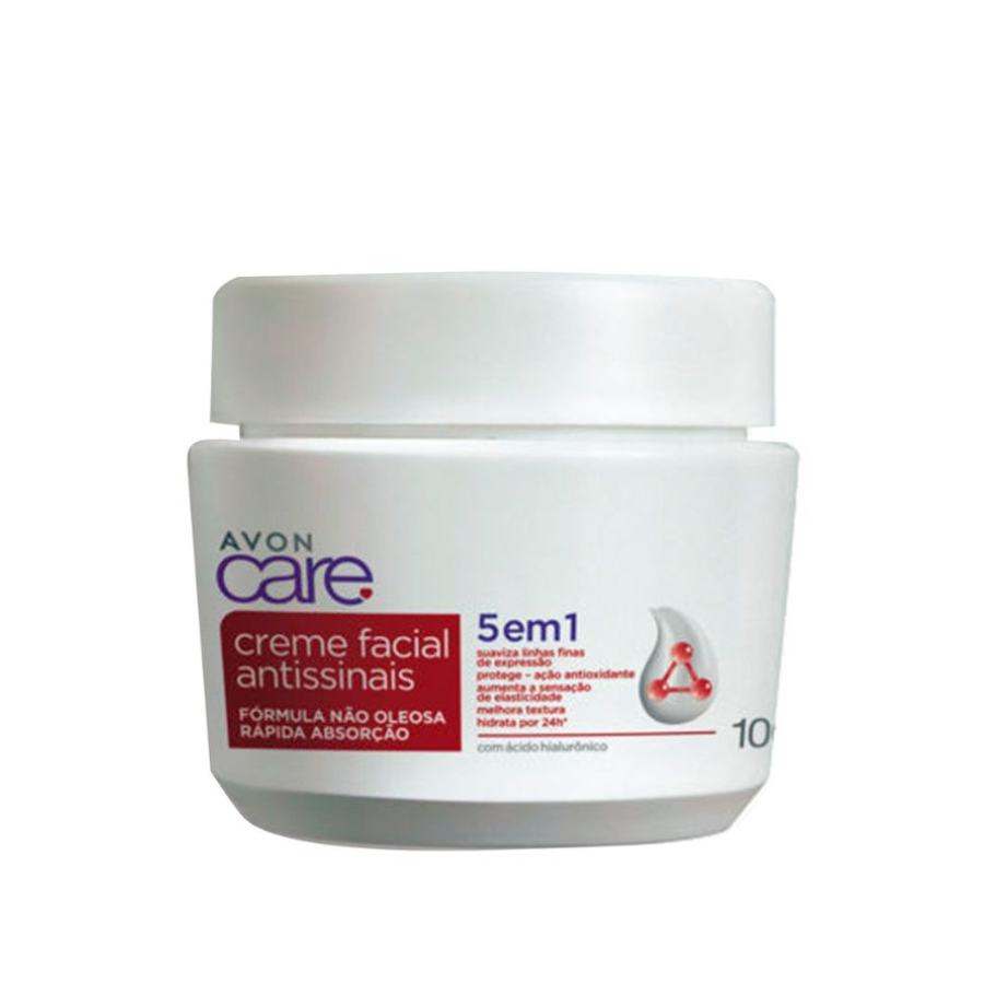 Creme Facial Antissinais 5 em 1 Avon Care 100g