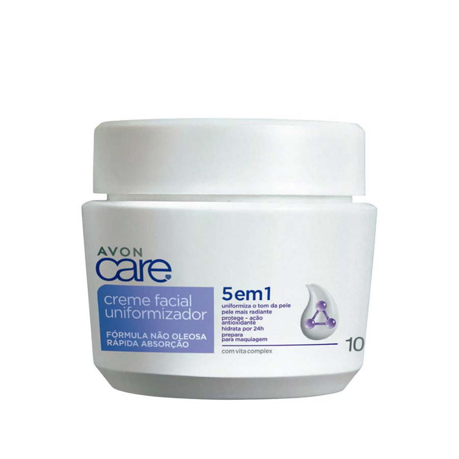 Creme Facial Uniformizador 5 em 1 Avon Care 100g