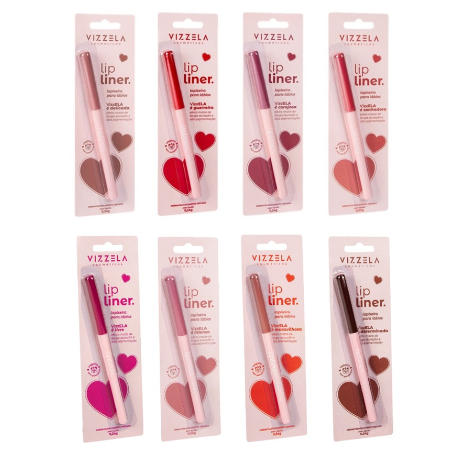 Lapiseira Labial Lip Liner 0,24g - Vizzela