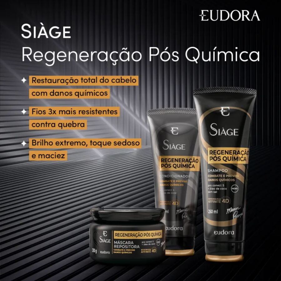 Máscara Repositora Siàge Expert Regeneração Pós Química 250g - Eudora