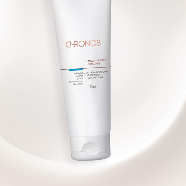 Sabonete Creme de Limpeza Hidratante Chronos 115ml - Natura