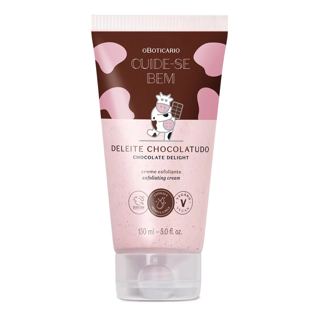 Creme Esfoliante Corporal Cuide-se Bem Deleite Chocolatudo 150ml