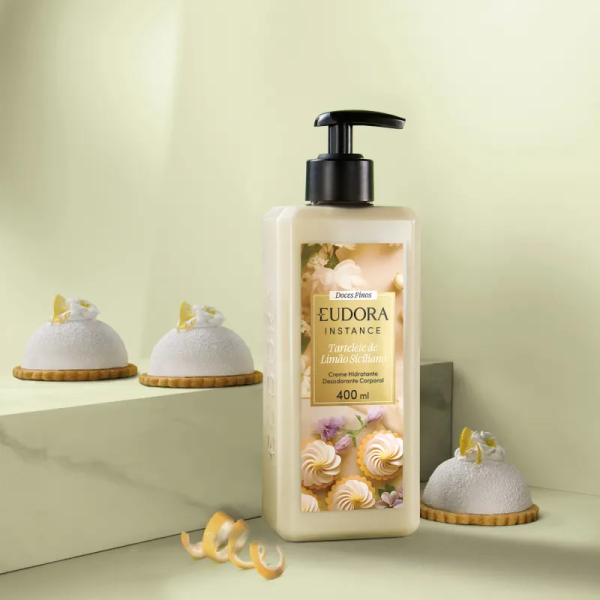 Creme Hidratante Corporal Instance Tartelete de Limão Siciliano 400ml