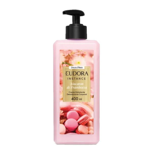 Creme Hidratante Corporal Instance Macaron de Framboesa 400ml