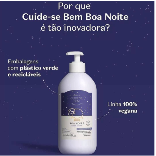 Refil Loção Hidratante Desodorante Corporal Cuide-se Bem Boa Noite 400ml