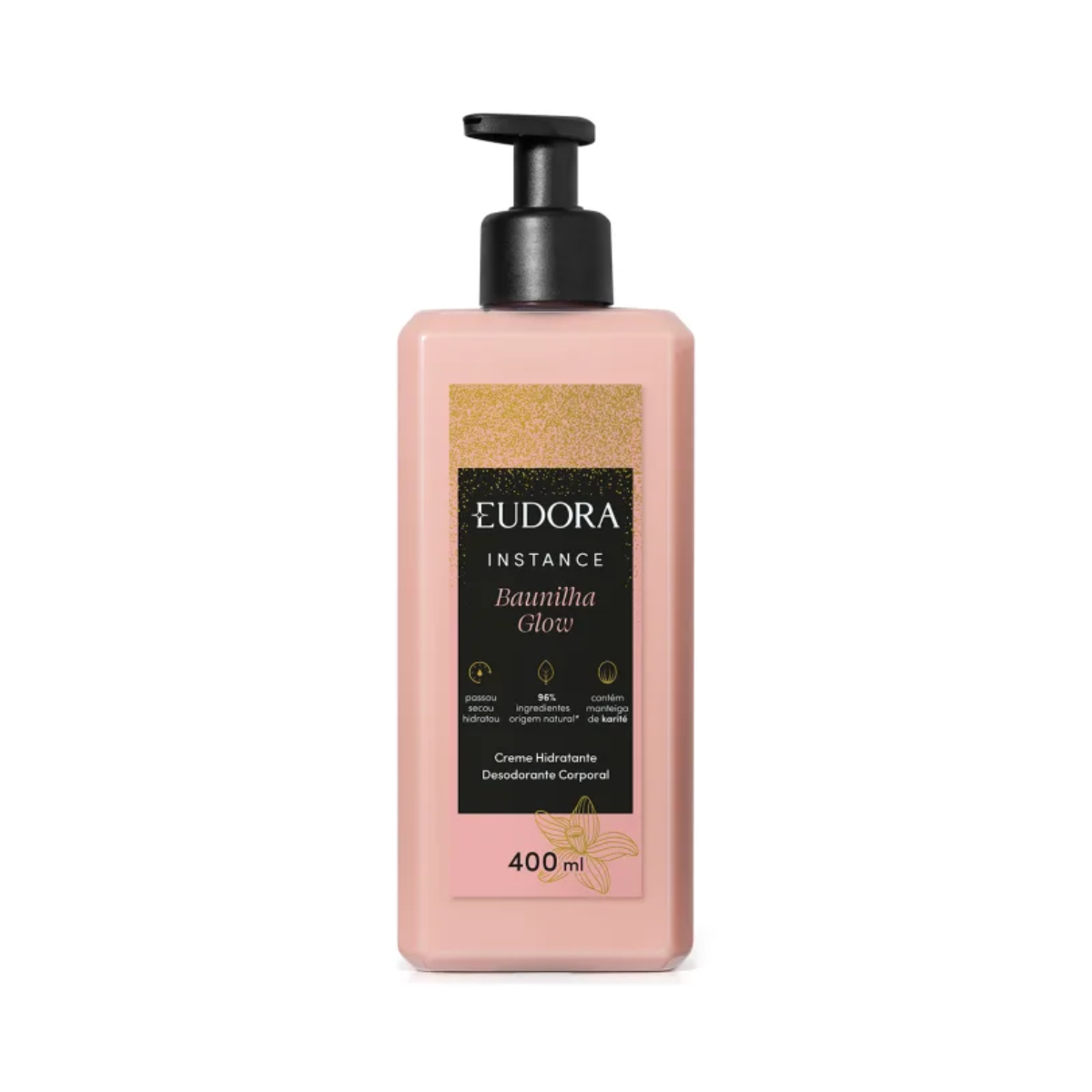 Instance Baunilha Glow Creme Hidratante Corporal 400ml - Eudora