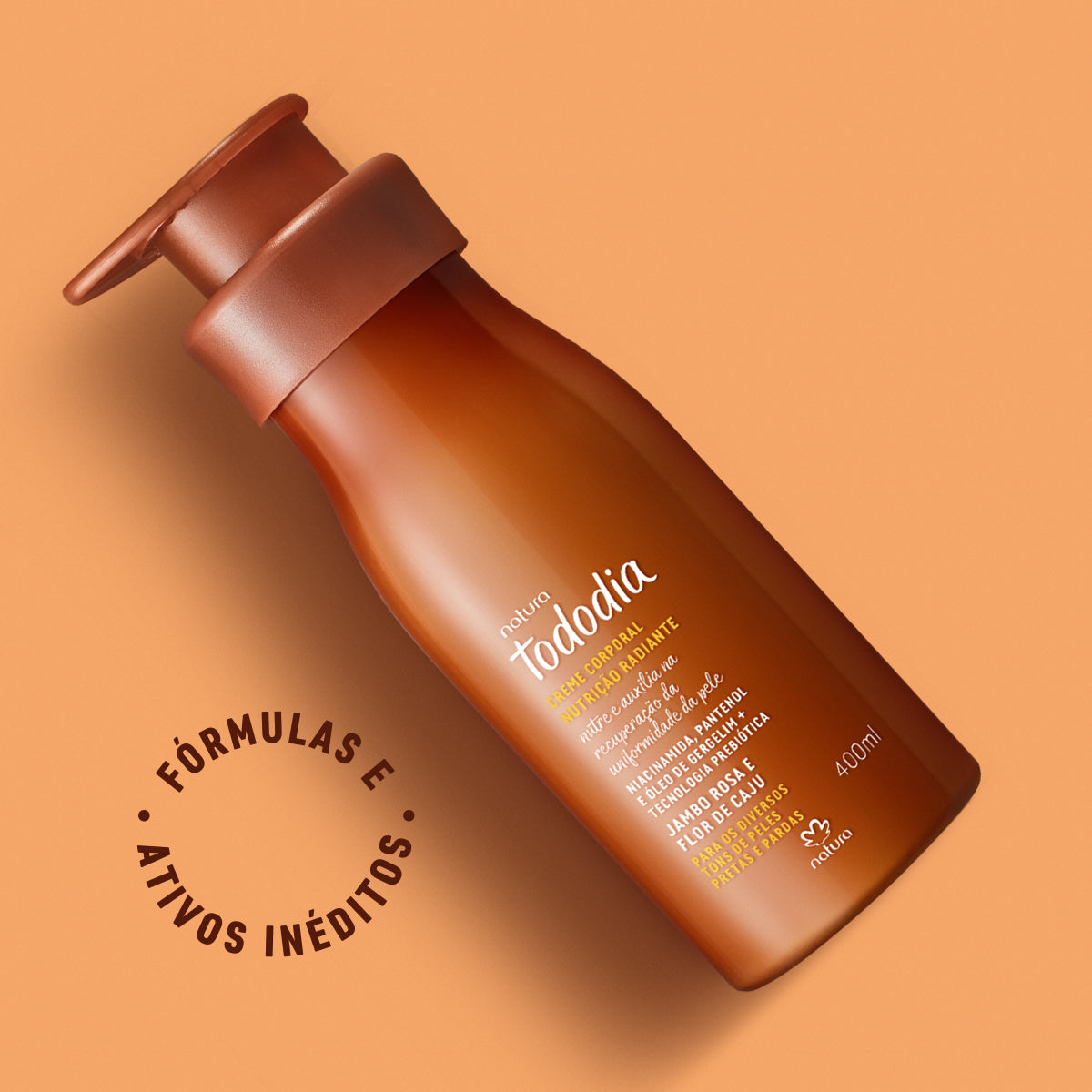 Creme Corporal Nutrição Radiante Tododia Jambo Rosa e Flor de Caju 400ml