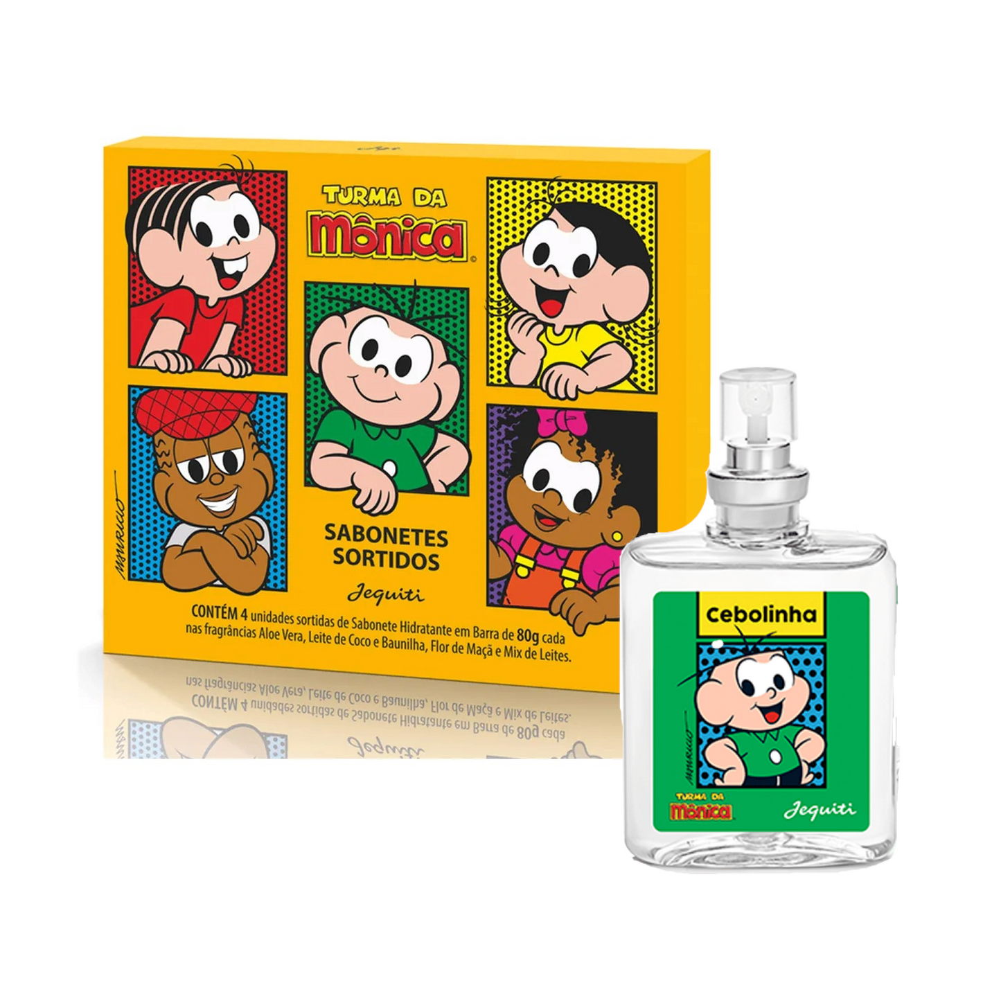 Kit Turma da Mônica Colônia + Sabonetes Sortidos Jequiti