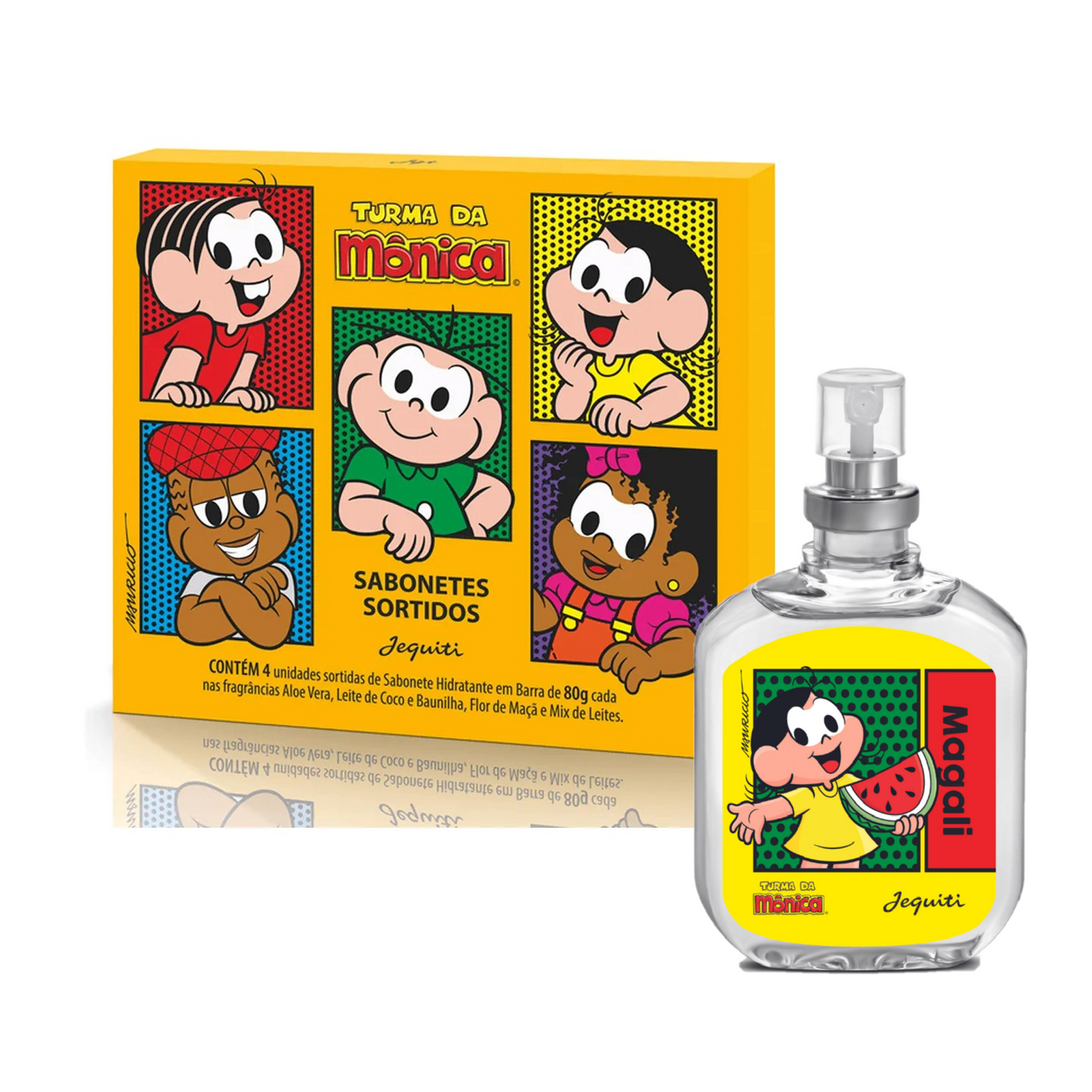 Kit Turma da Mônica Colônia + Sabonetes Sortidos Jequiti