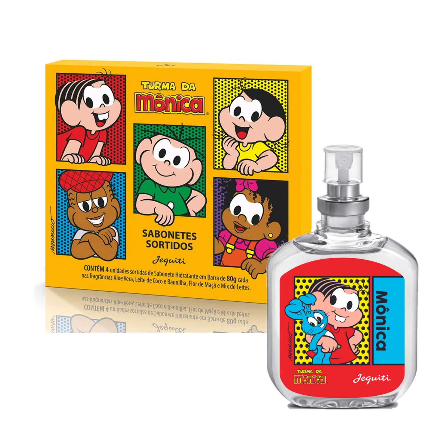 Kit Turma da Mônica Colônia + Sabonetes Sortidos Jequiti