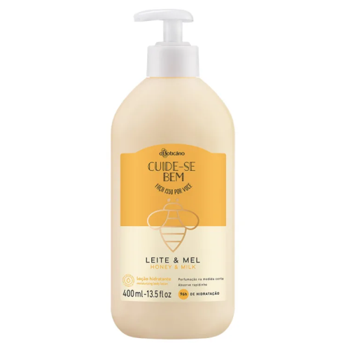 Loção Hidratante Desodorante Corporal Cuide-se Leite e Mel 400ml